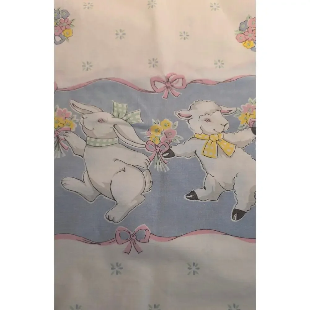 Vintage Fieldcrest Farm Animals Standard Pillow Case 1980s